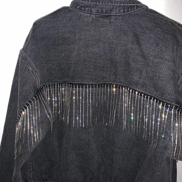 Fringe Denim Jacket - Picture 5 of 8